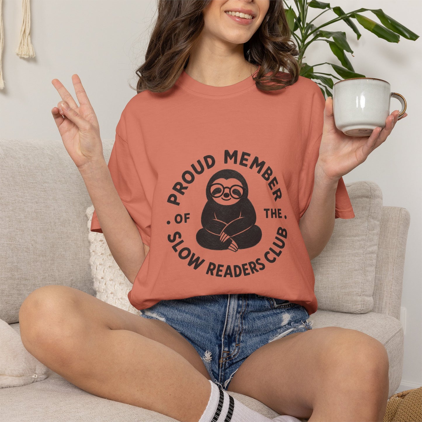"Proud Member of the Slow Readers Club" Graphic Tee