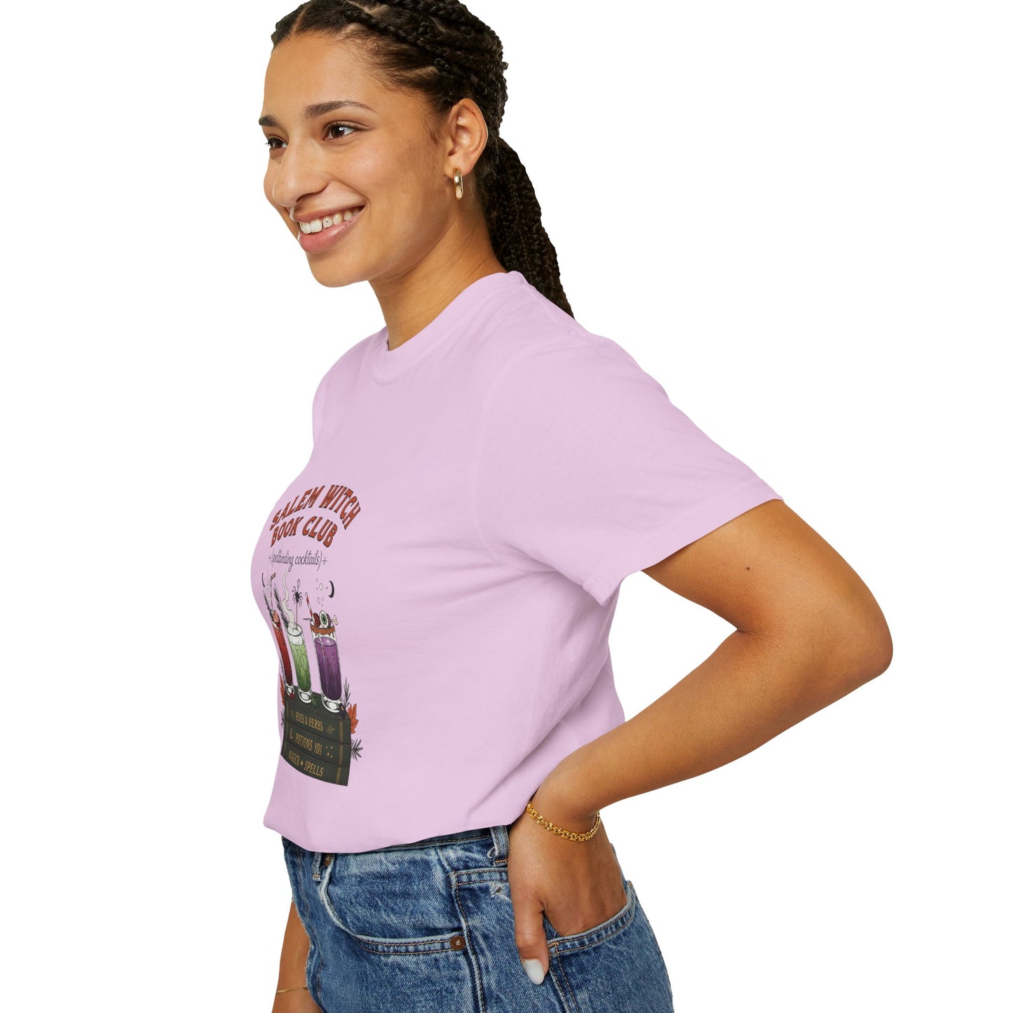 "Salem Witch Book Club" T-Shirt — Whimsical Witchy Reading Tee