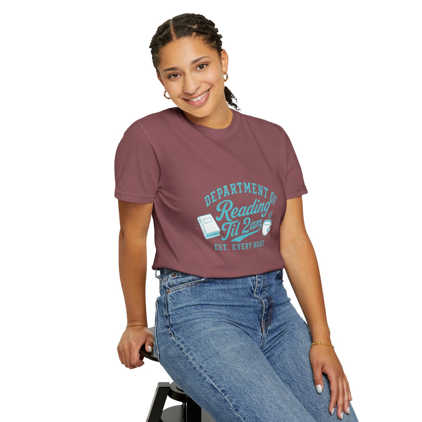 "Department of Reading 'Til 2AM: T-Shirt — Graphic Reading Tee