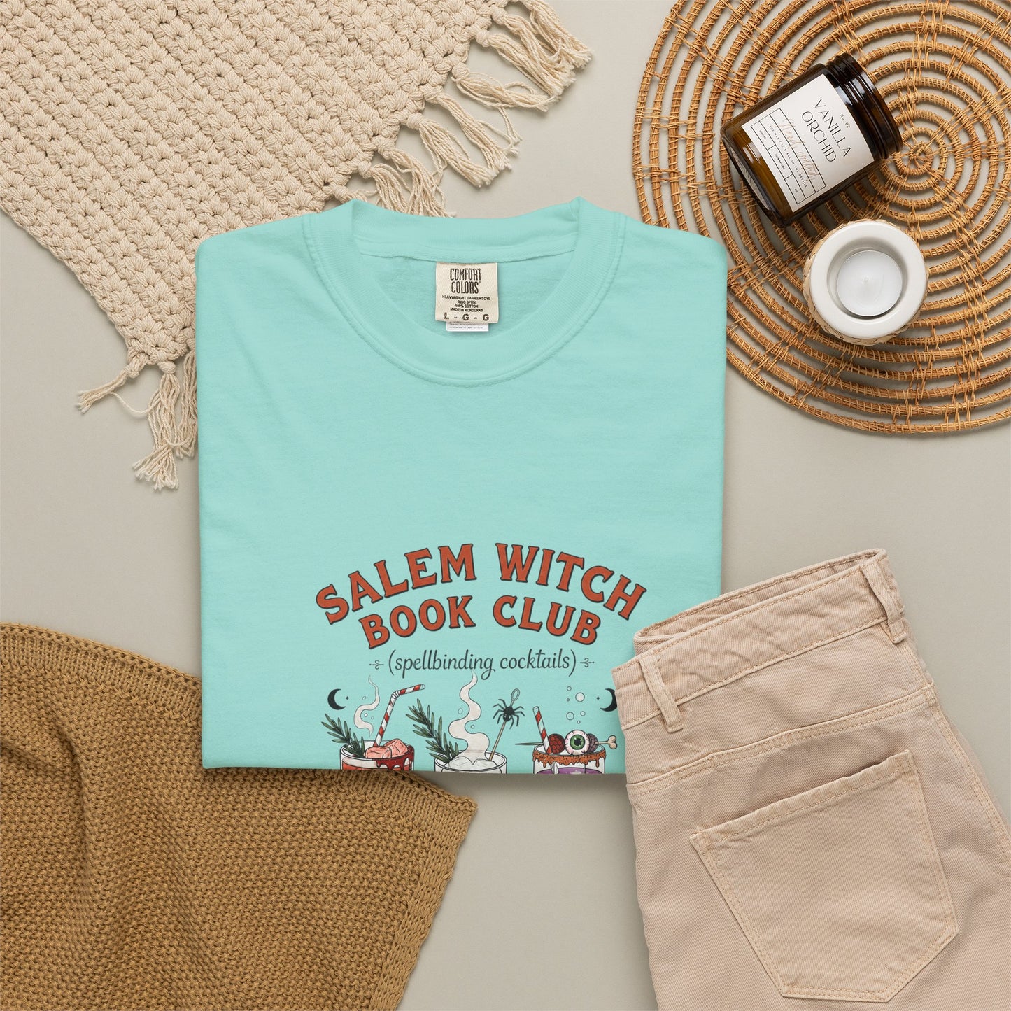 "Salem Witch Book Club" T-Shirt — Whimsical Witchy Reading Tee
