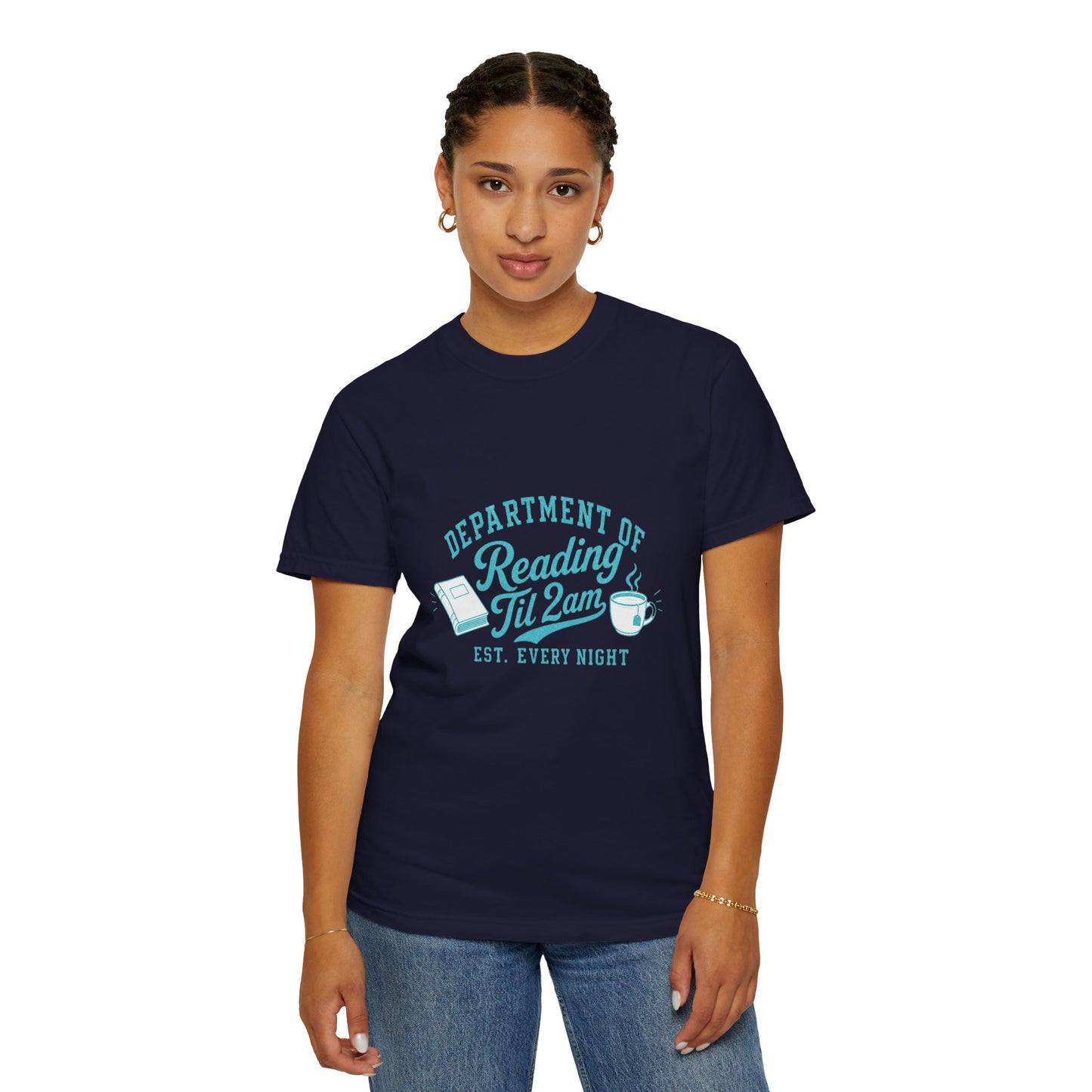 "Department of Reading 'Til 2AM: T-Shirt — Graphic Reading Tee