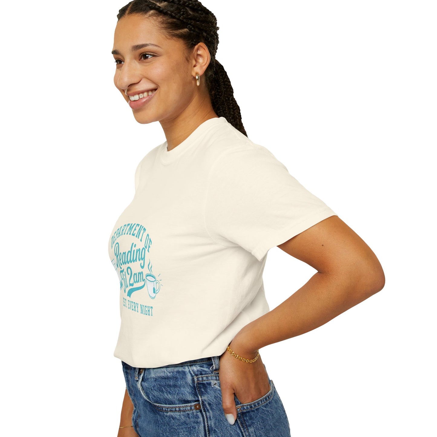 "Department of Reading 'Til 2AM: T-Shirt — Graphic Reading Tee
