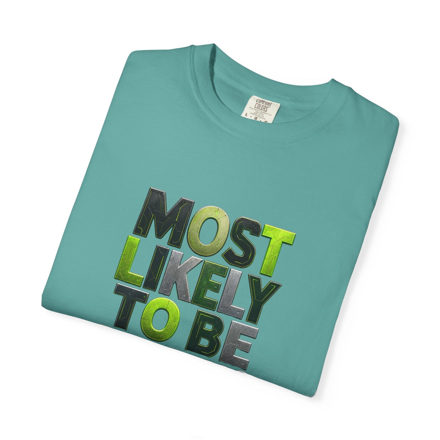 "Most Likely To Be Reading Sci‑Fi" T-Shirt for Science Fiction Book Lovers