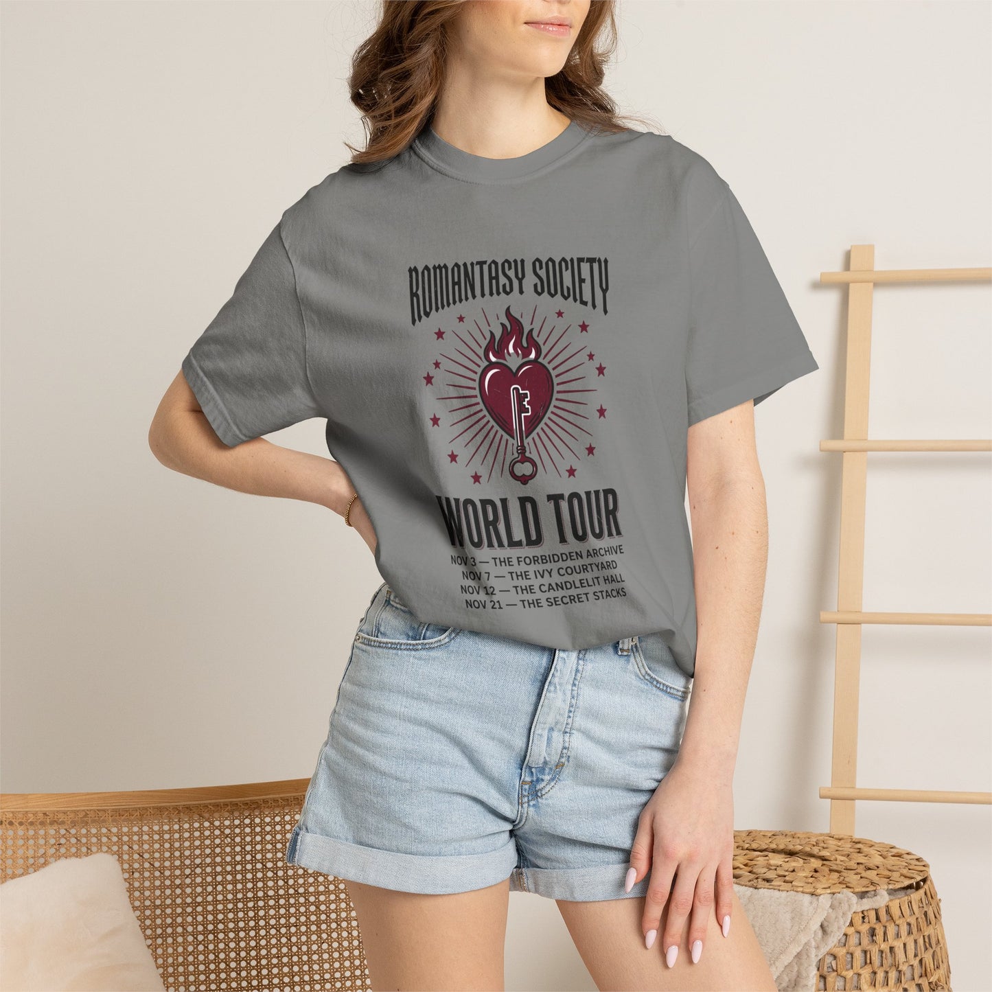 "Romantasy Society World Tour" Graphic T-Shirt