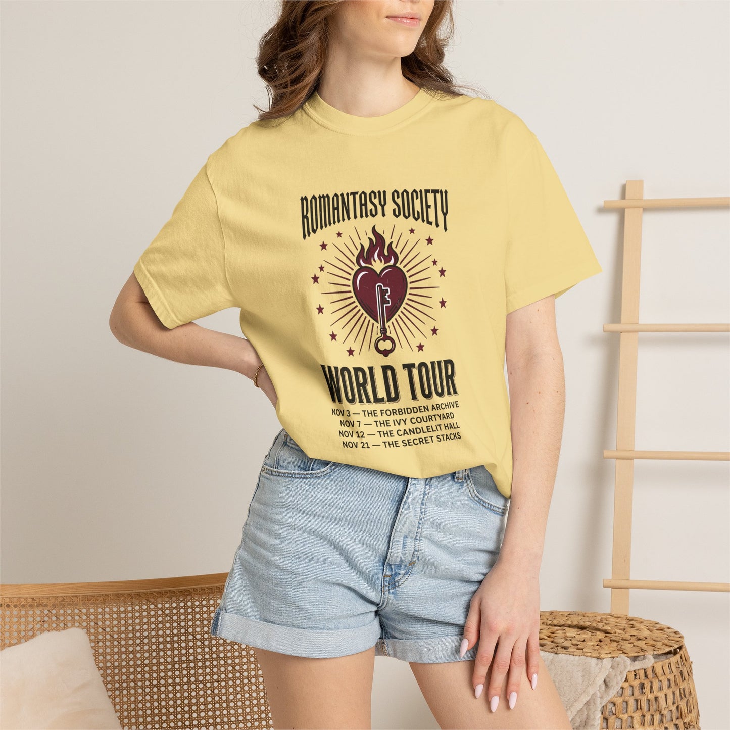 "Romantasy Society World Tour" Graphic T-Shirt