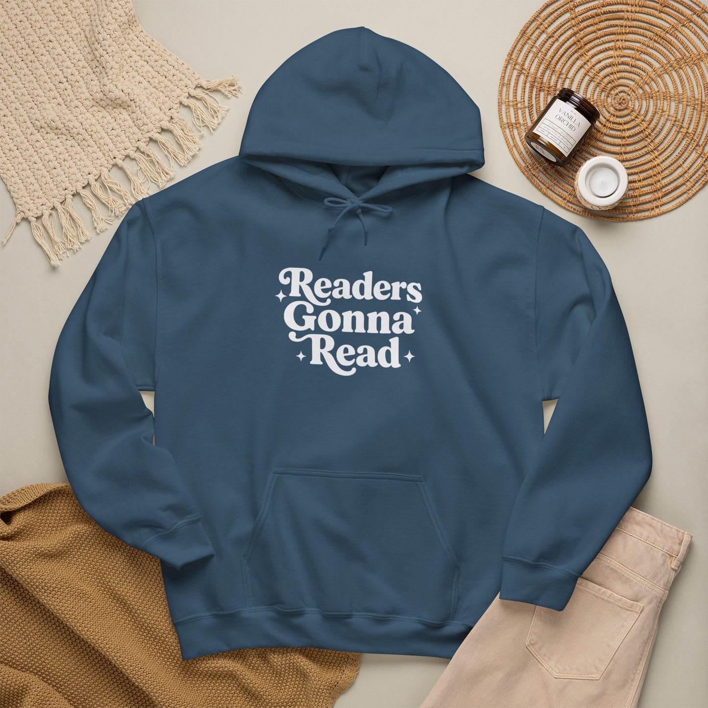 "Readers Gonna Read" Hoodie — Cozy Book Lover Pullover