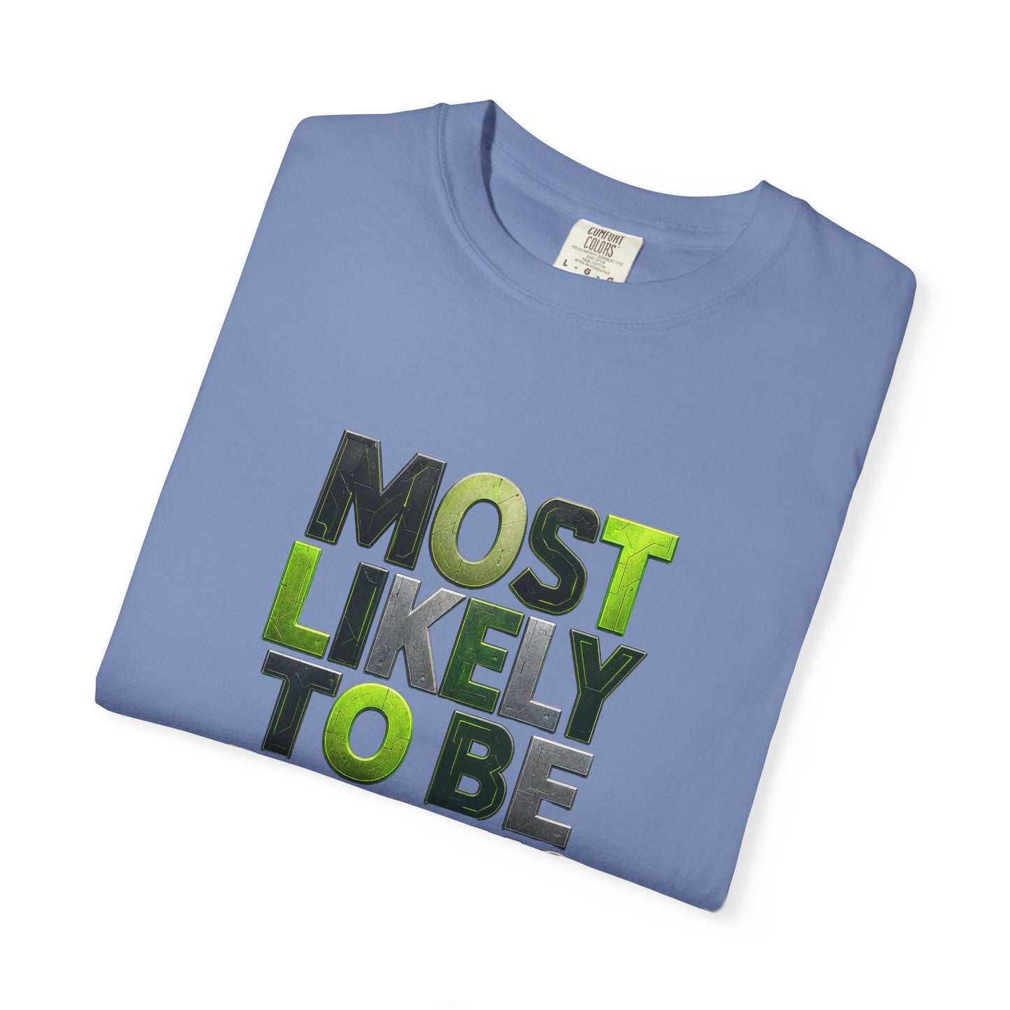 "Most Likely To Be Reading Sci‑Fi" T-Shirt for Science Fiction Book Lovers