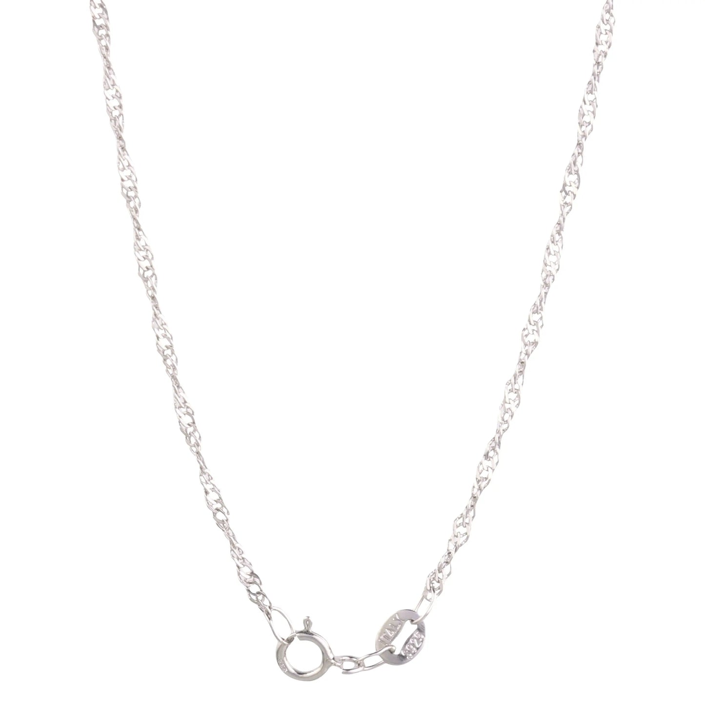 Collier pendentif Nœud Rond avec Zircons Cubiques