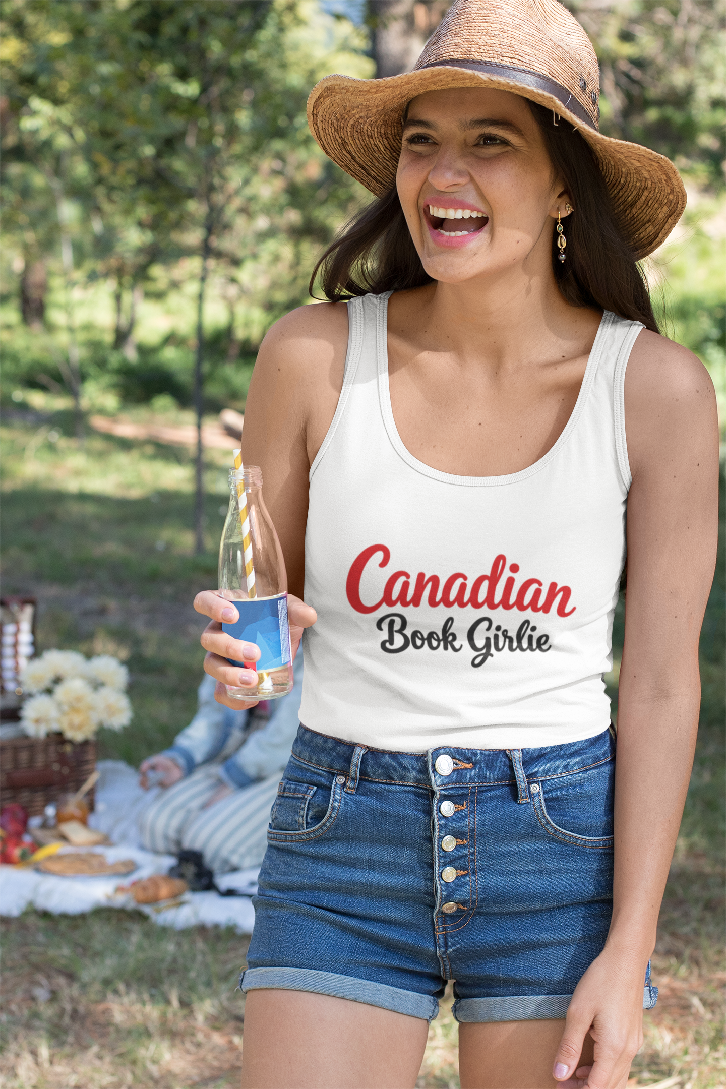 "Canadian Book Girlie" Tank Top