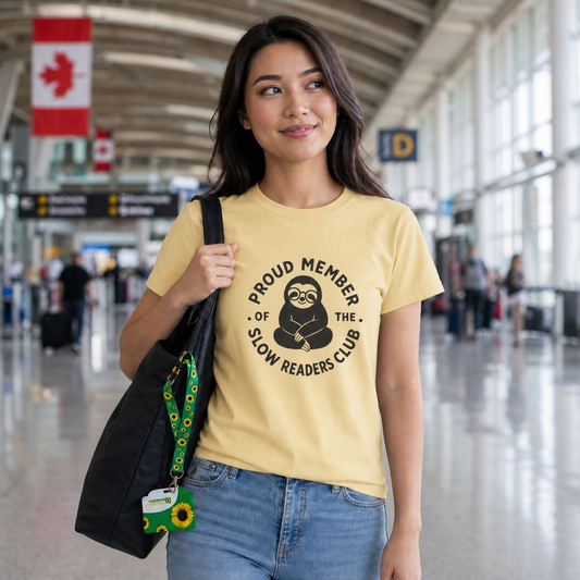 "Proud Member of the Slow Readers Club" Graphic Tee