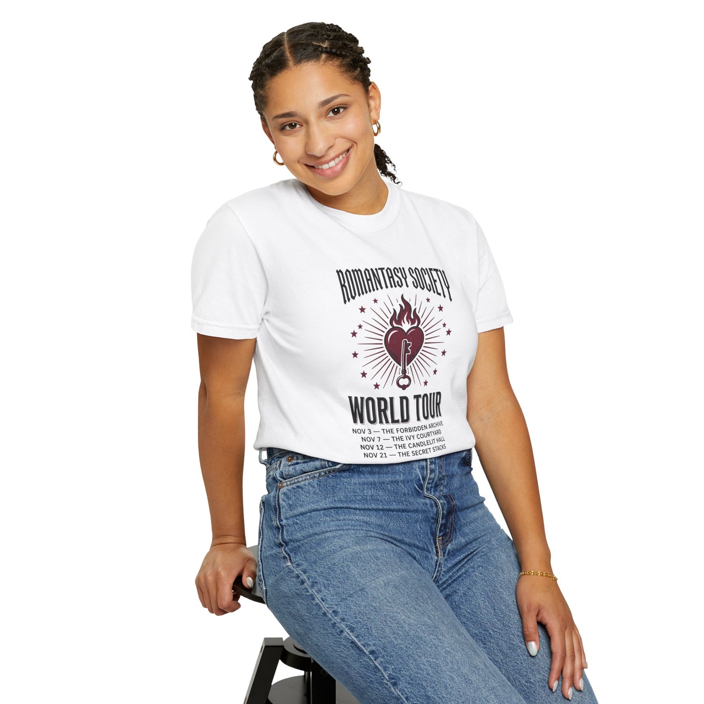 "Romantasy Society World Tour" Graphic T-Shirt