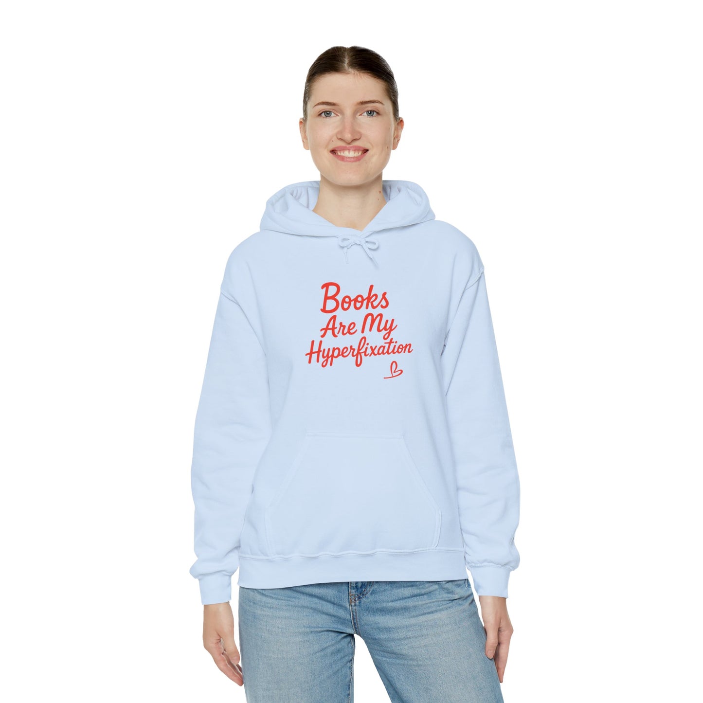 "Books Are My Hyperfixation" Neurospicy Bookish Hoodie