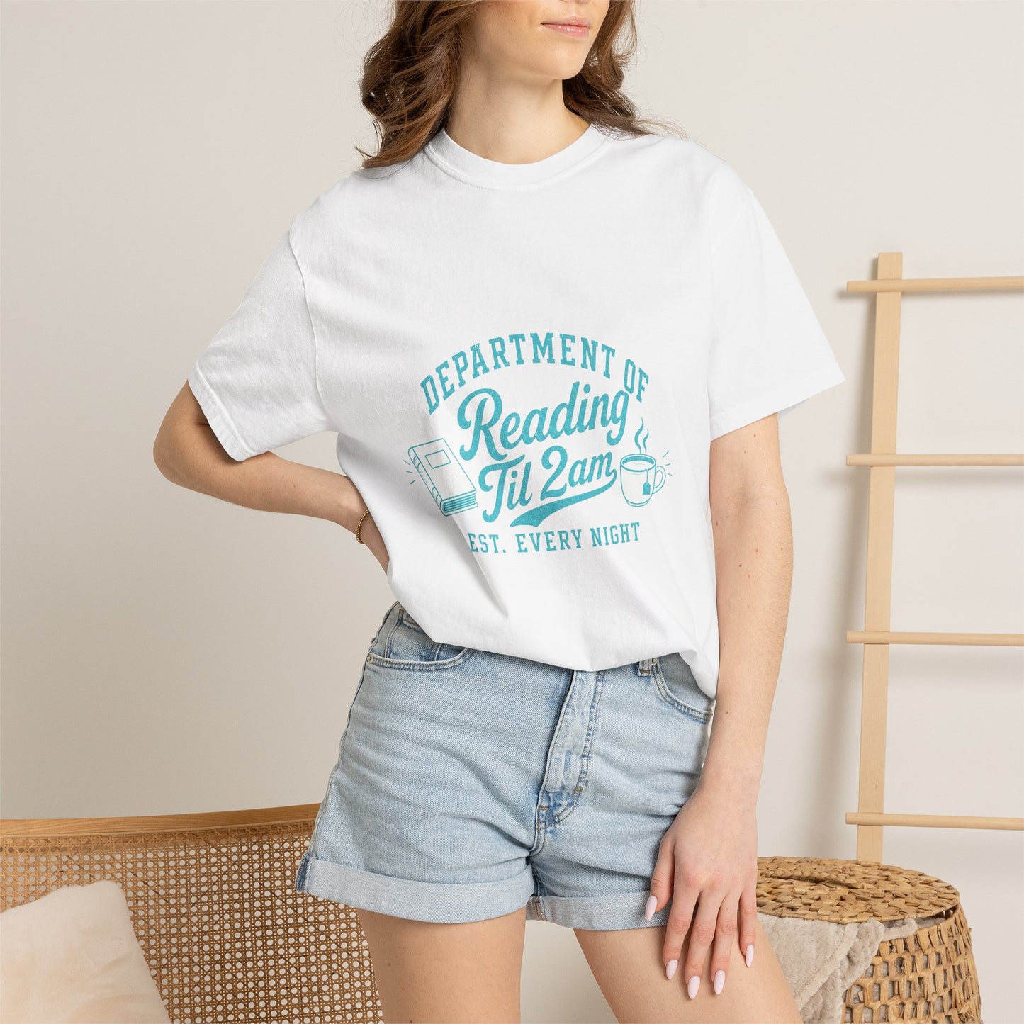 "Department of Reading 'Til 2AM: T-Shirt — Graphic Reading Tee