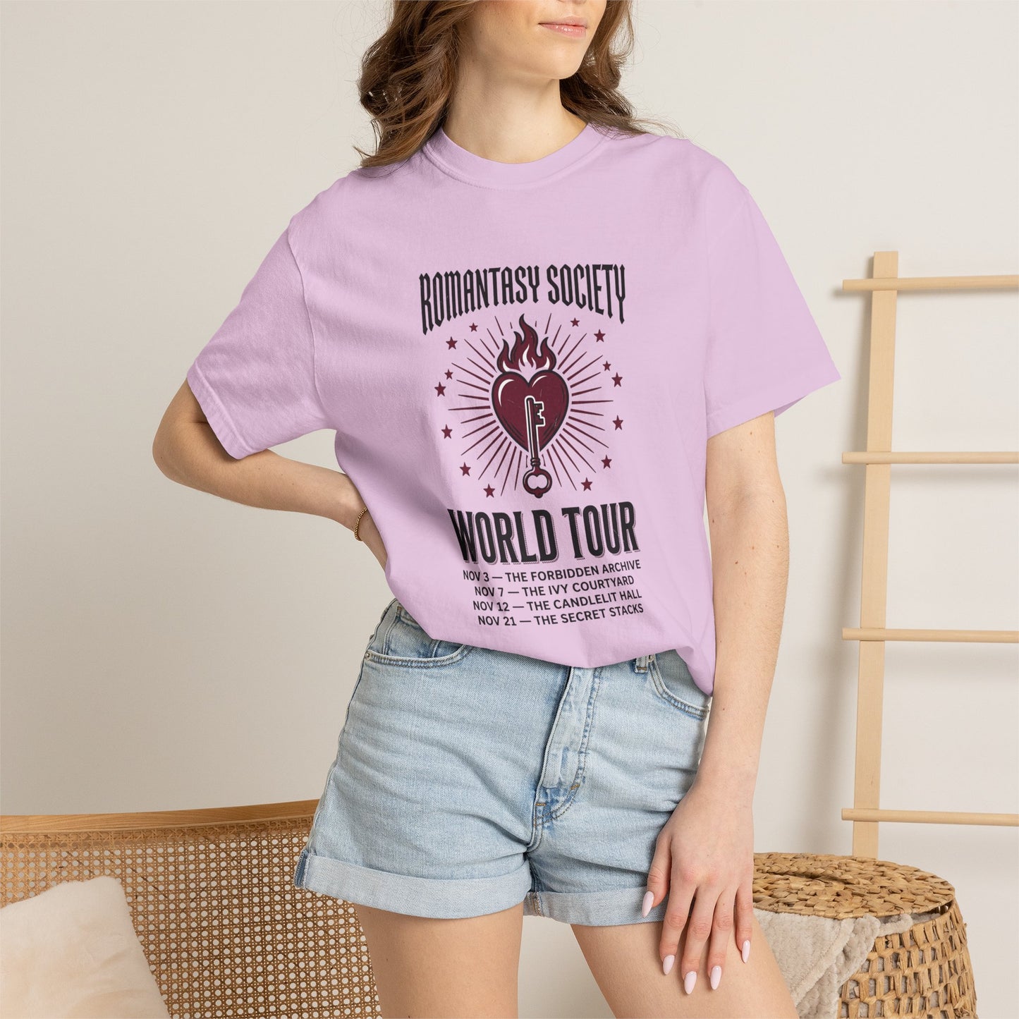 "Romantasy Society World Tour" Graphic T-Shirt
