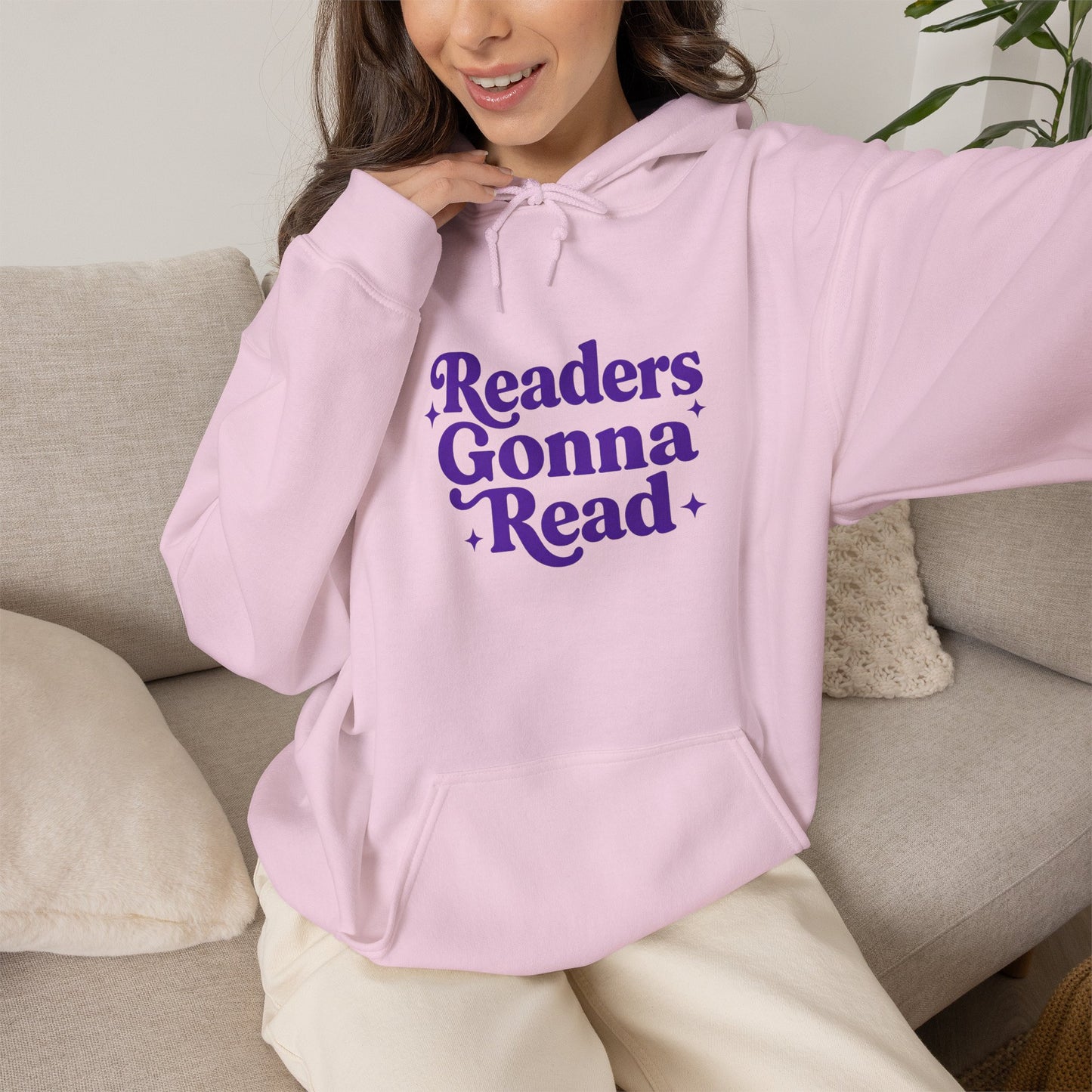 "Readers Gonna Read" Hoodie — Cozy Book Lover Pullover