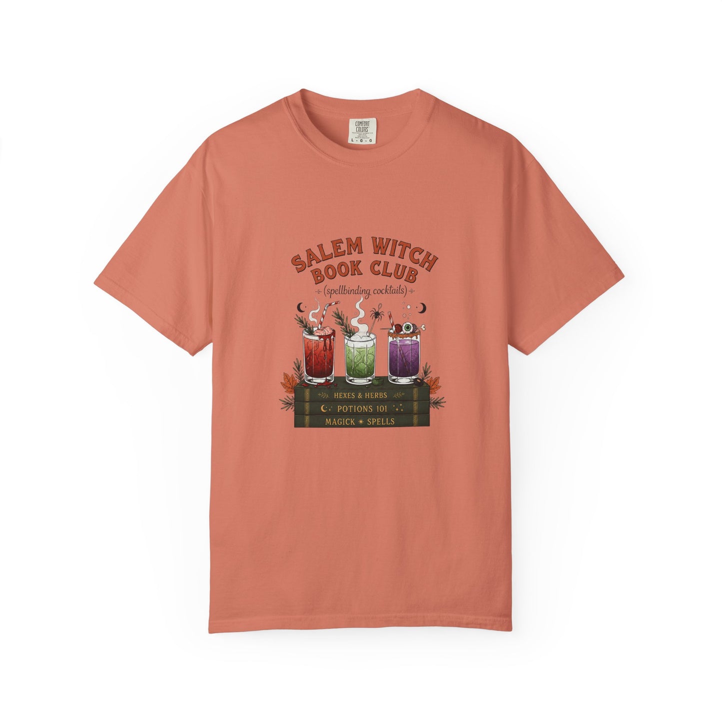 "Salem Witch Book Club" T-Shirt — Whimsical Witchy Reading Tee