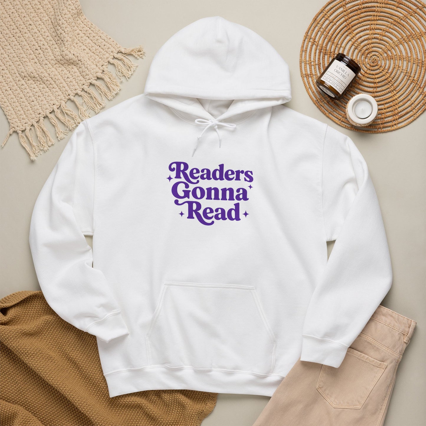 "Readers Gonna Read" Hoodie — Cozy Book Lover Pullover