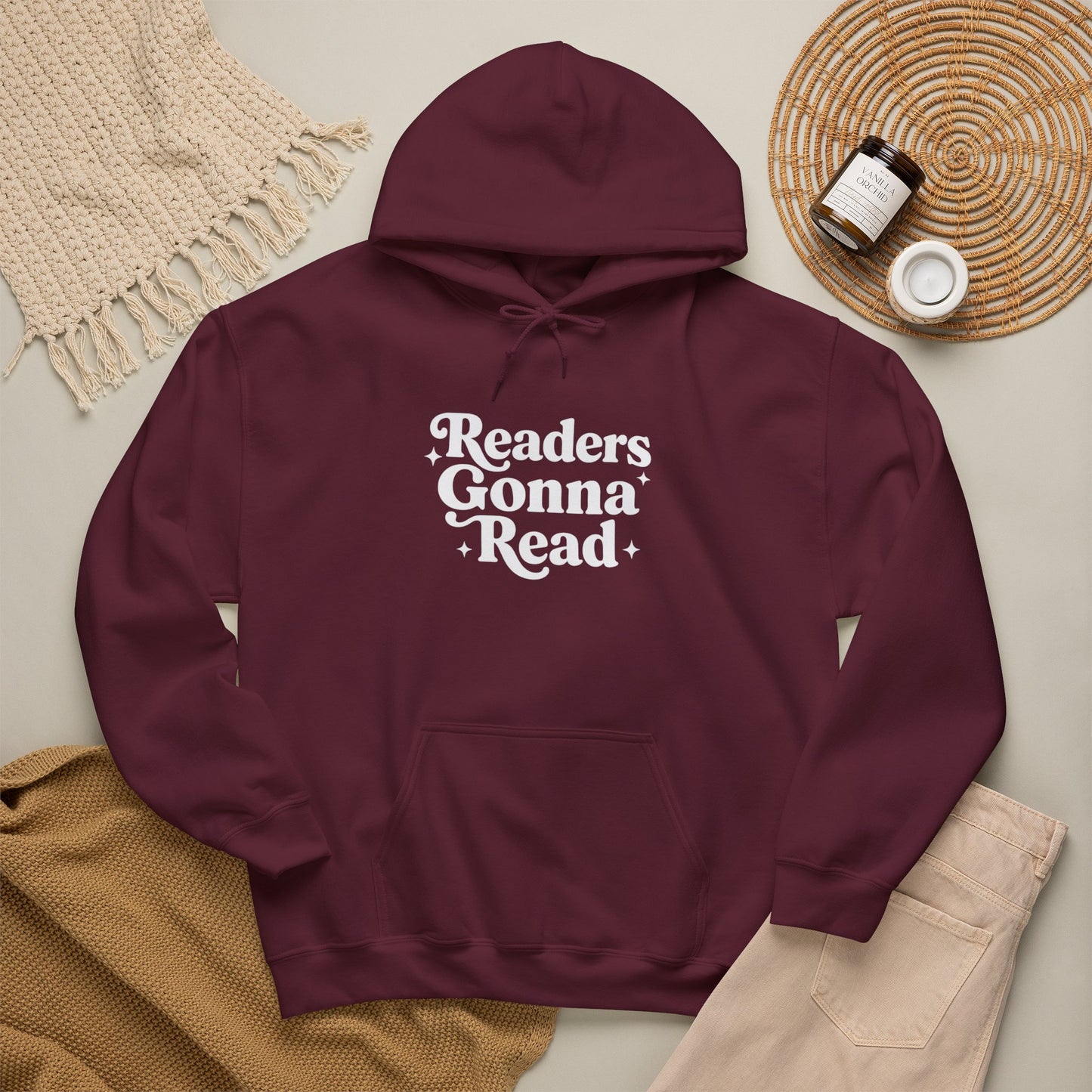 "Readers Gonna Read" Hoodie — Cozy Book Lover Pullover