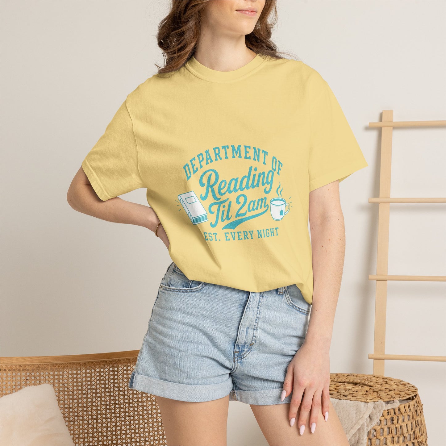 "Department of Reading 'Til 2AM: T-Shirt — Graphic Reading Tee