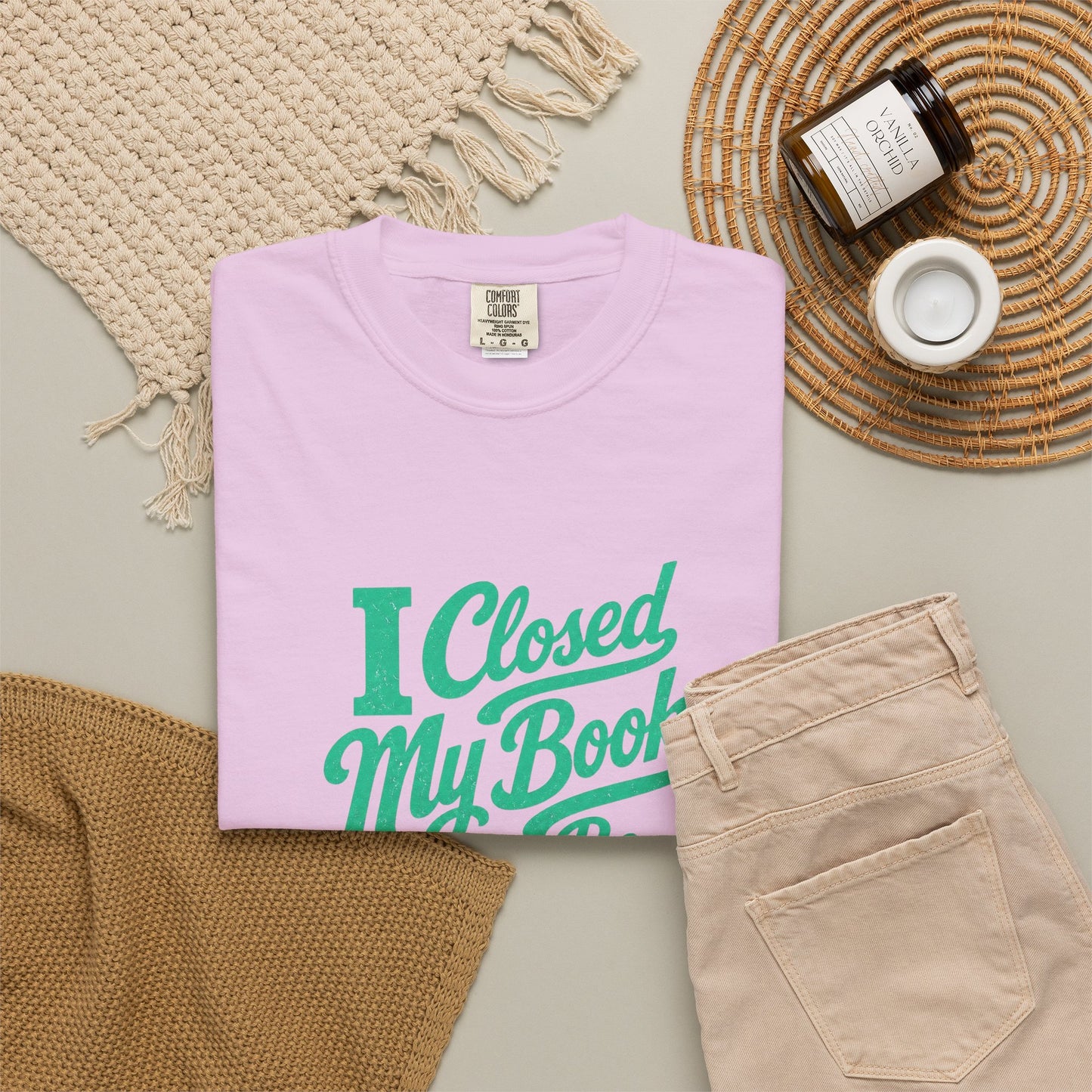 "I Closed My Book To Be Here" T-Shirt — Funny Reader Shirt for Book Lovers