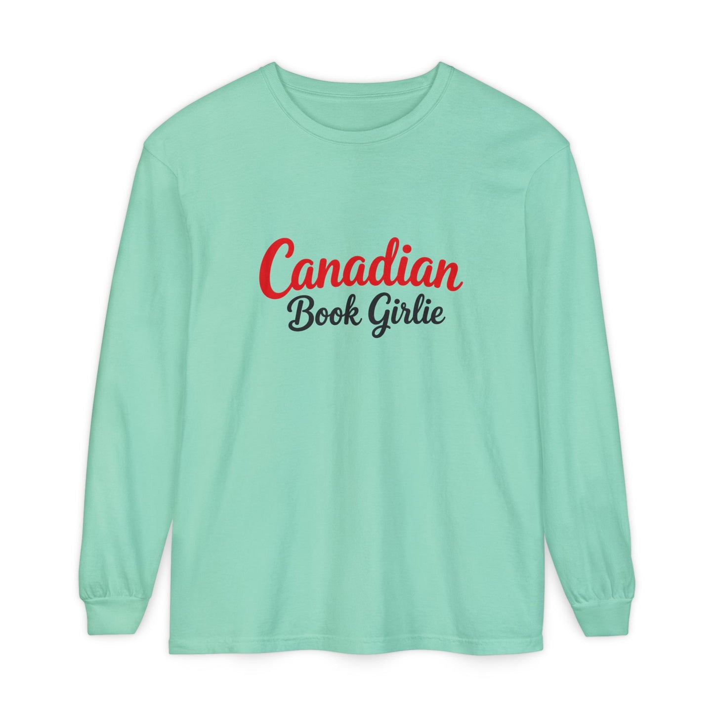 "Canadian Book Girlie" Long Sleeve Tee
