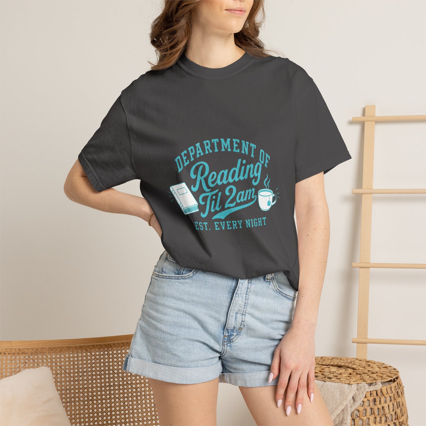 "Department of Reading 'Til 2AM: T-Shirt — Graphic Reading Tee