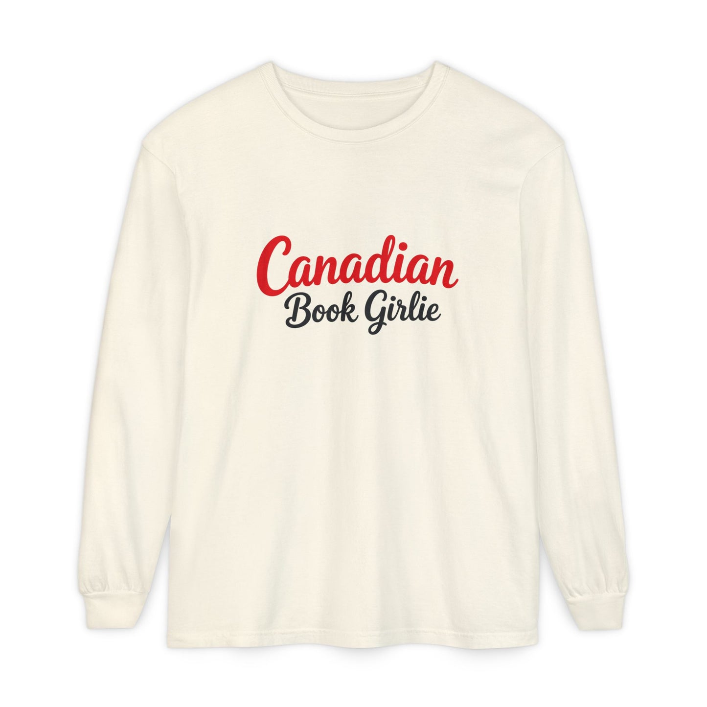 "Canadian Book Girlie" Long Sleeve Tee