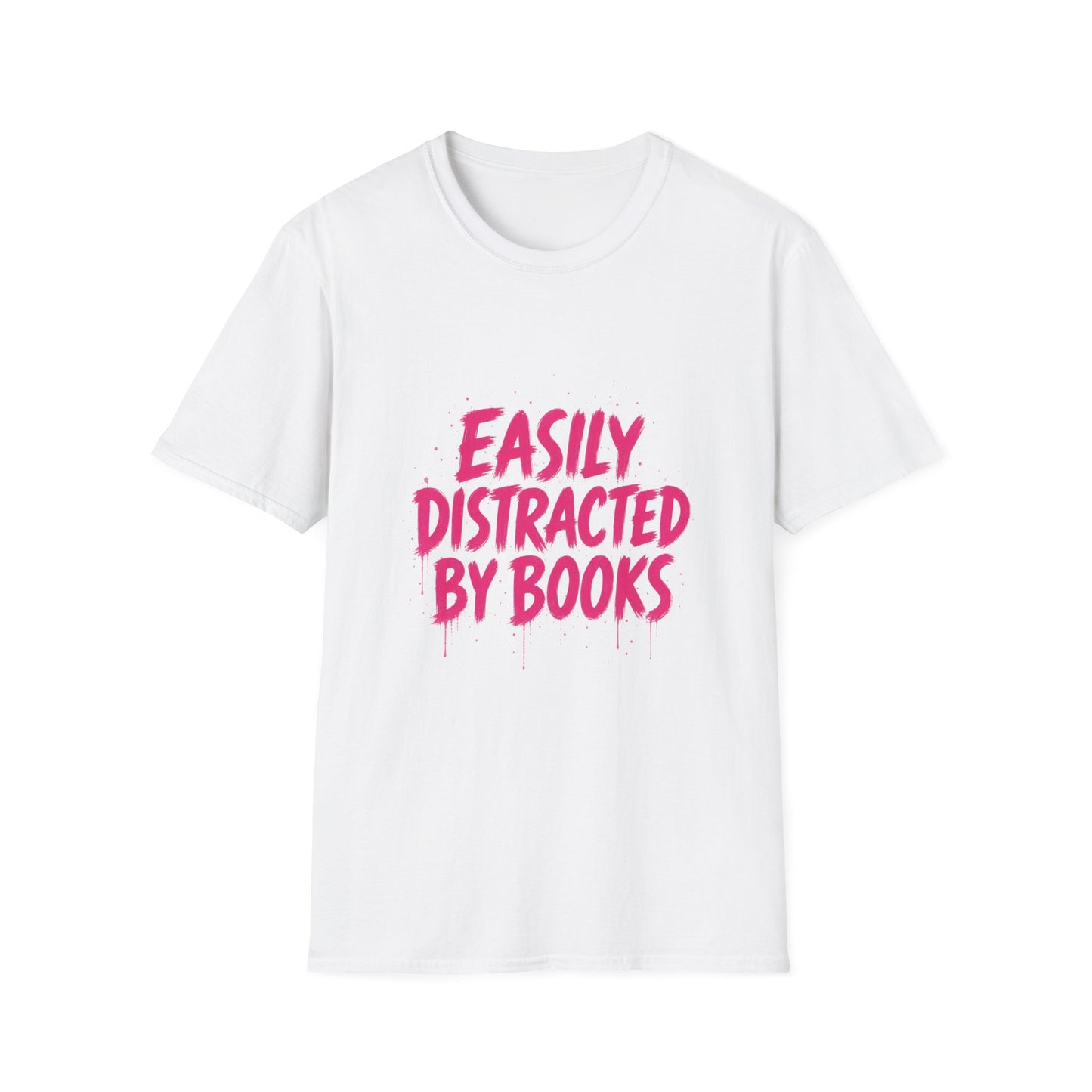 Lightweight Fabric - "Easily Distracted by Books" T‑Shirt