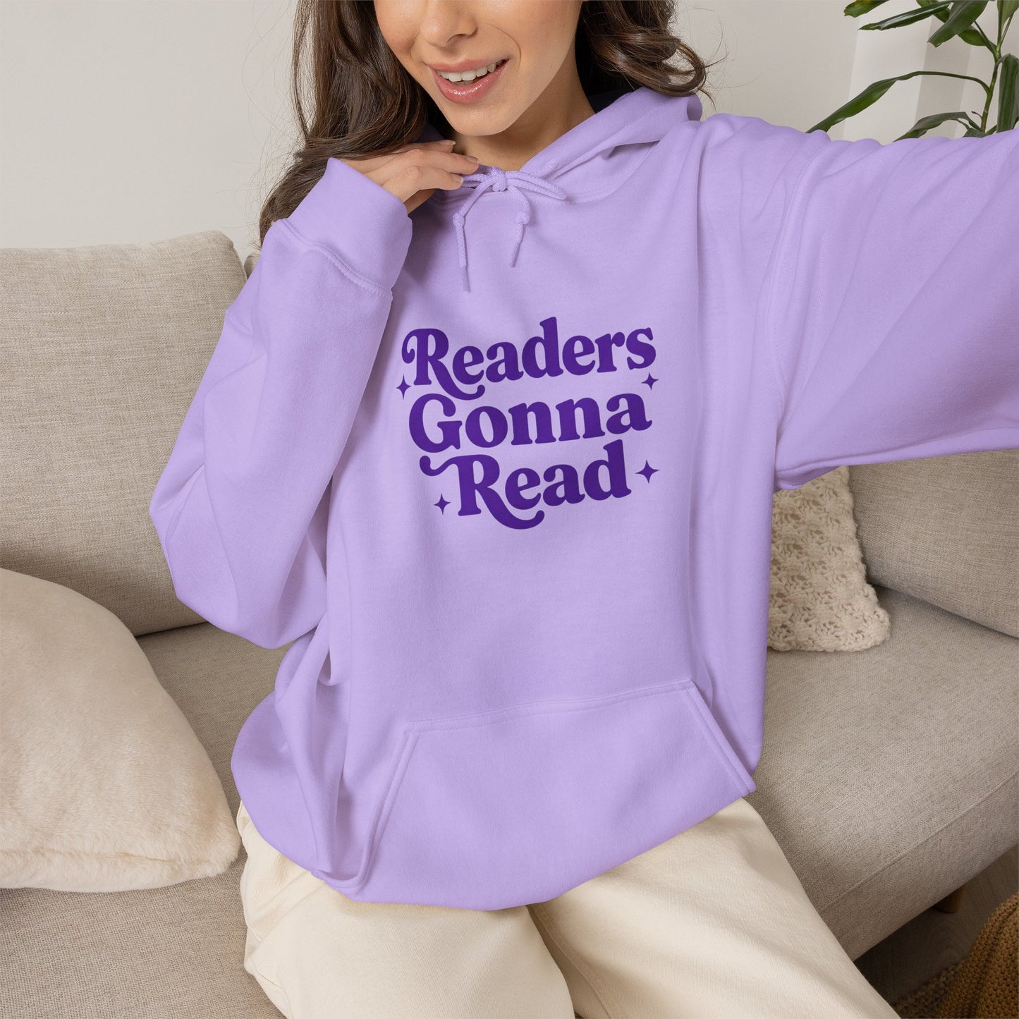 "Readers Gonna Read" Hoodie — Cozy Book Lover Pullover