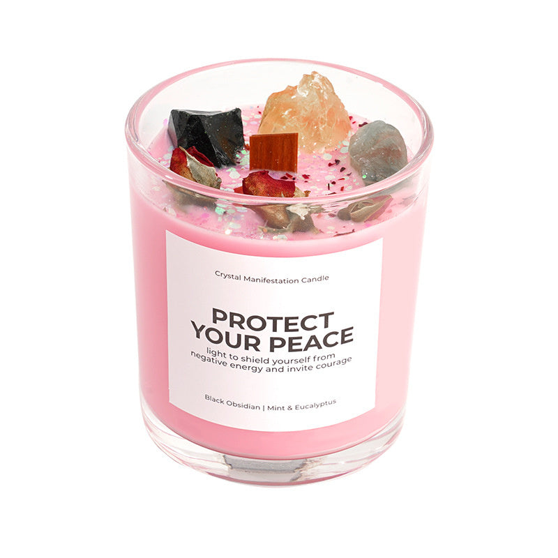 Bougie artisanale en cire de soja parfumée