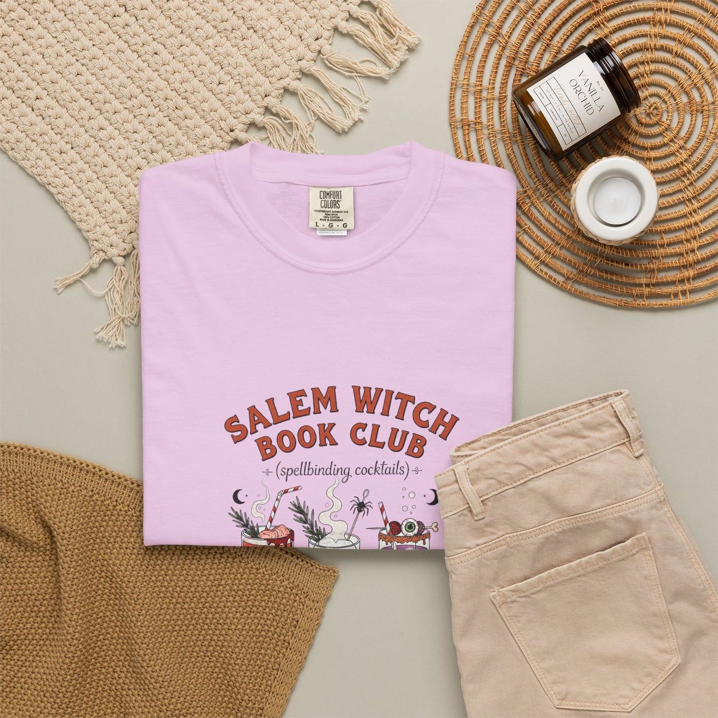 "Salem Witch Book Club" T-Shirt — Whimsical Witchy Reading Tee