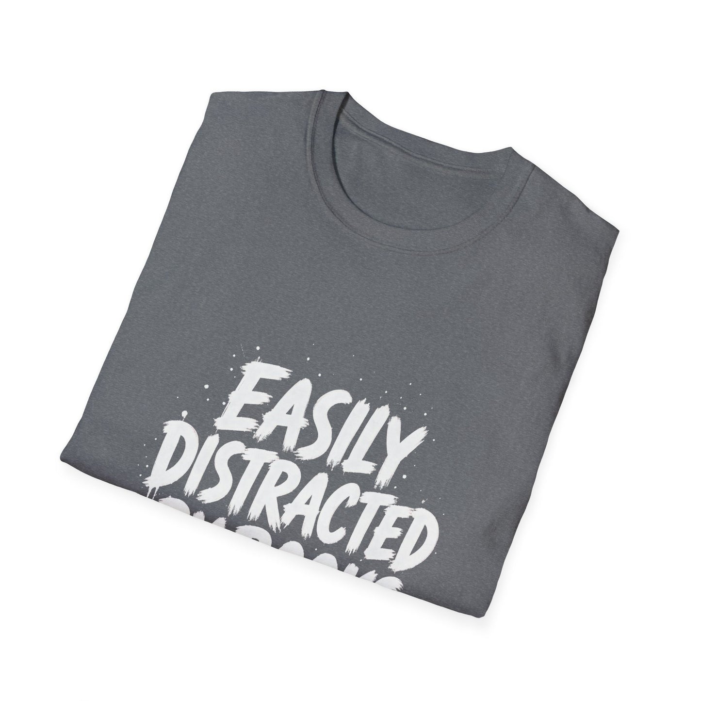 Lightweight Fabric - "Easily Distracted by Books" T‑Shirt