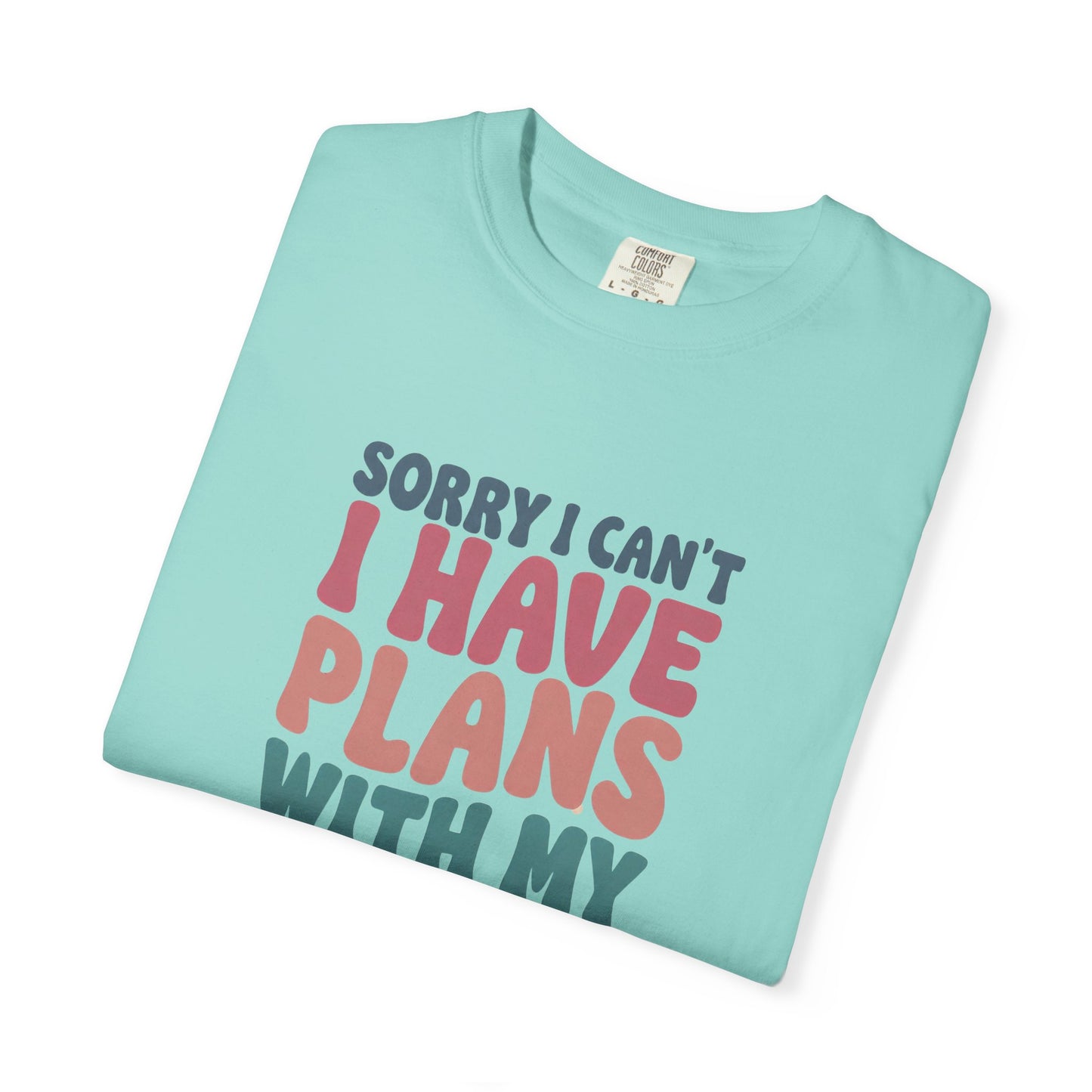 Book Lover T-Shirt — "Sorry I Can't, I Have Plans With My Books" Graphic Tee