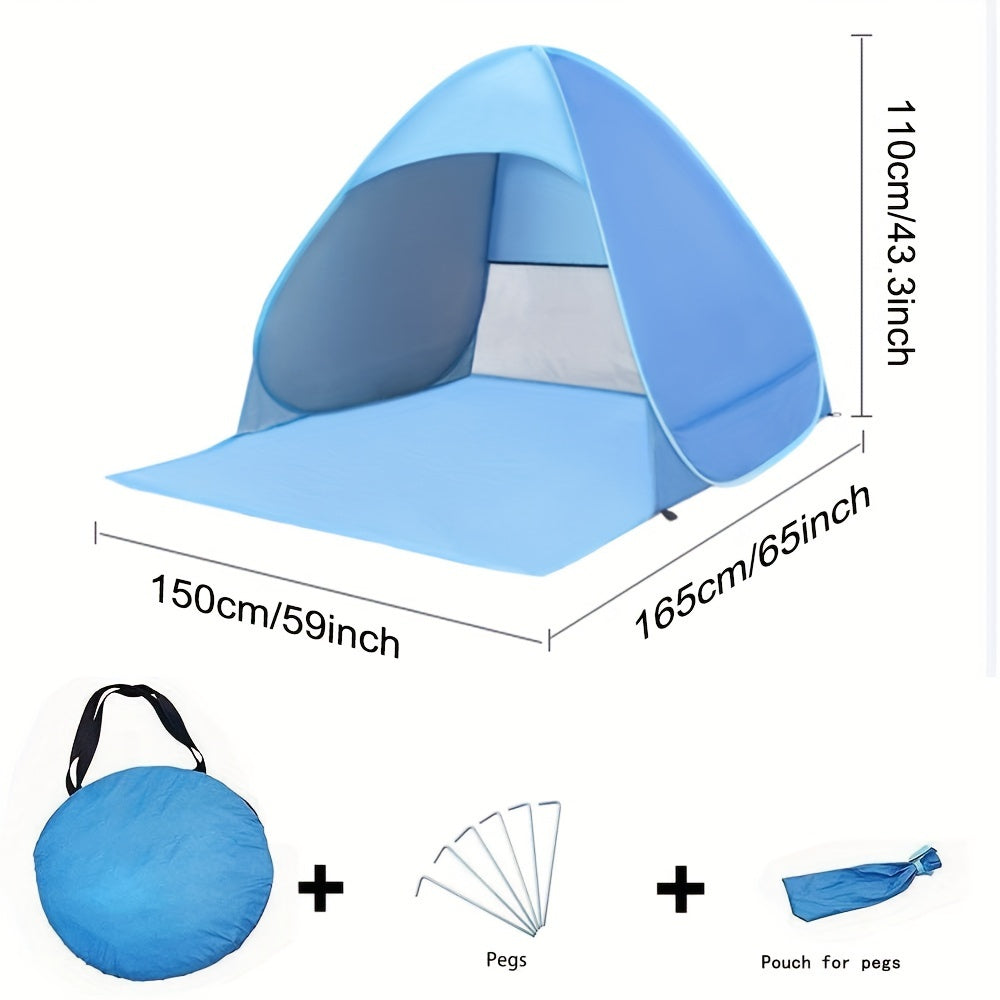 Tente de plage portable étanche avec pare-soleil