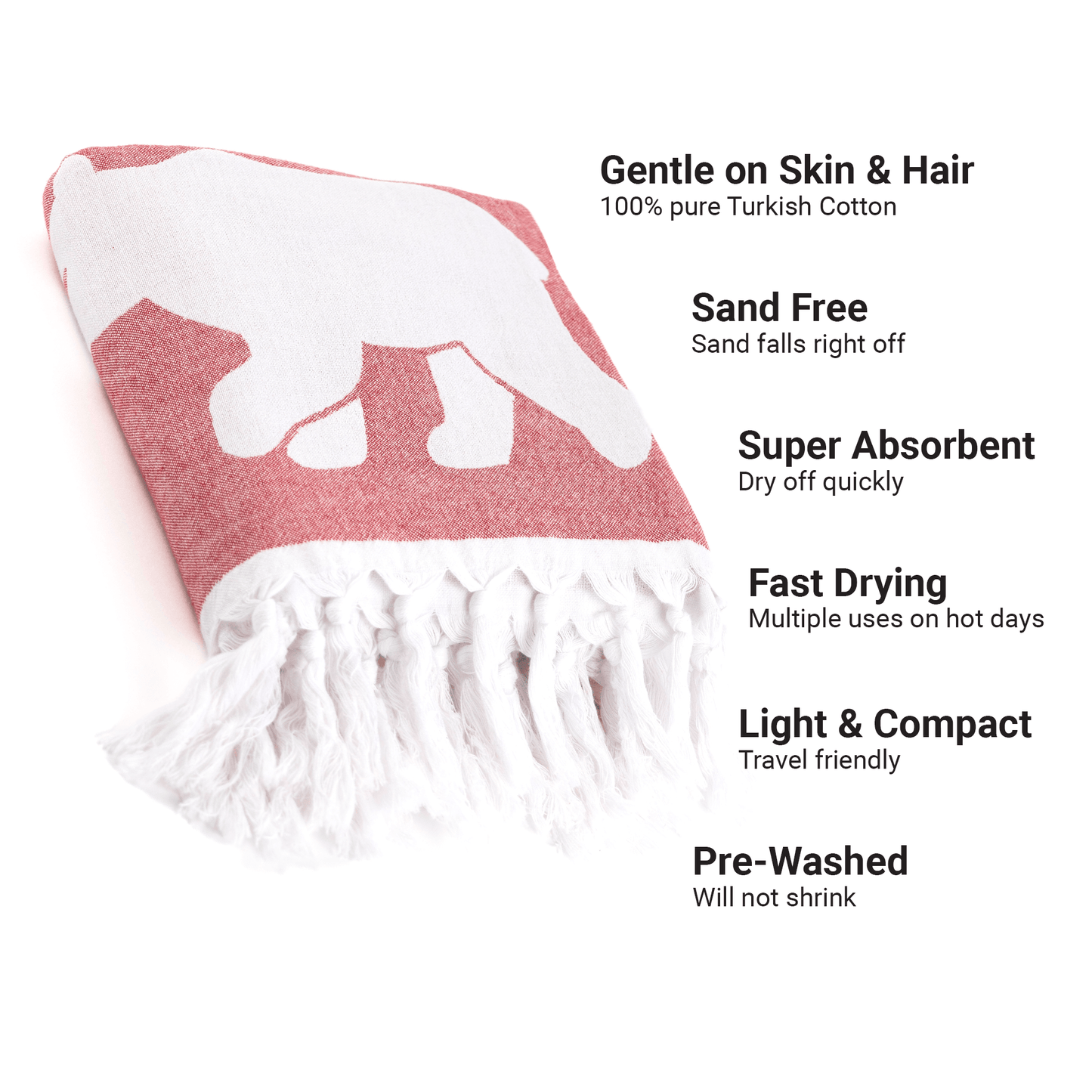 Serviette de plage de luxe en coton turc à thème artistique canadien