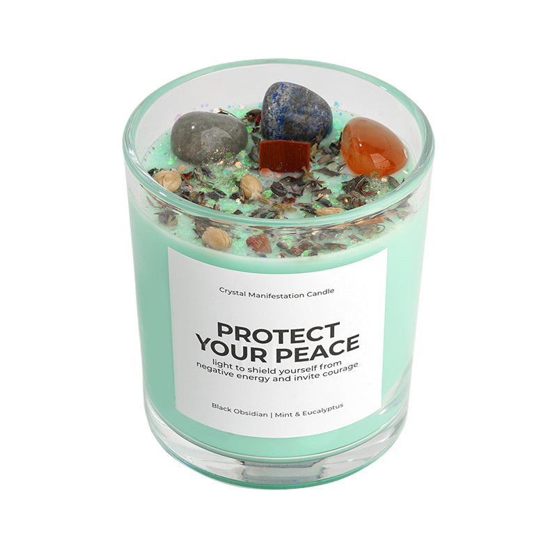 Bougie artisanale en cire de soja parfumée