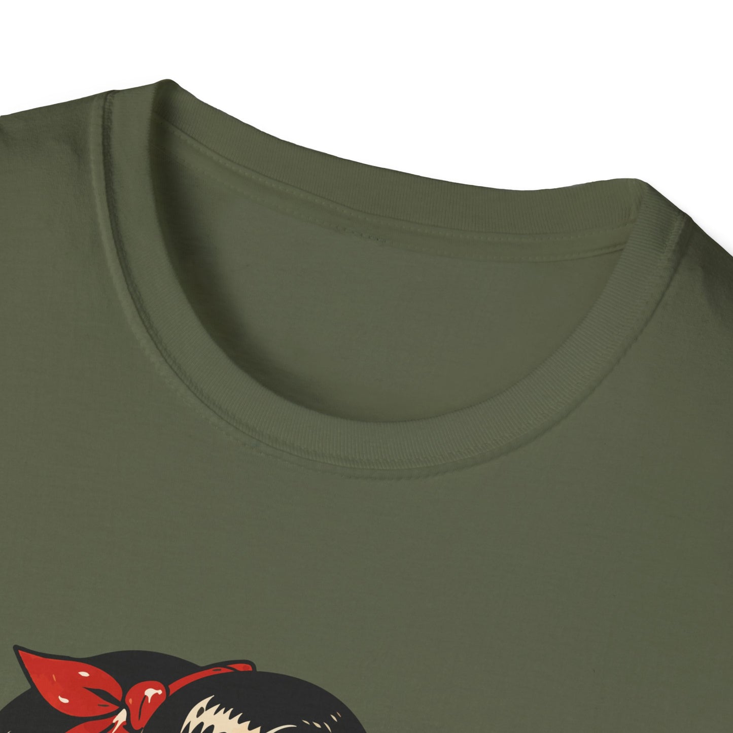 Lightweight Fabric - Vintage Pin-up Reading Tee — "Smutty Content" Graphic T-Shirt