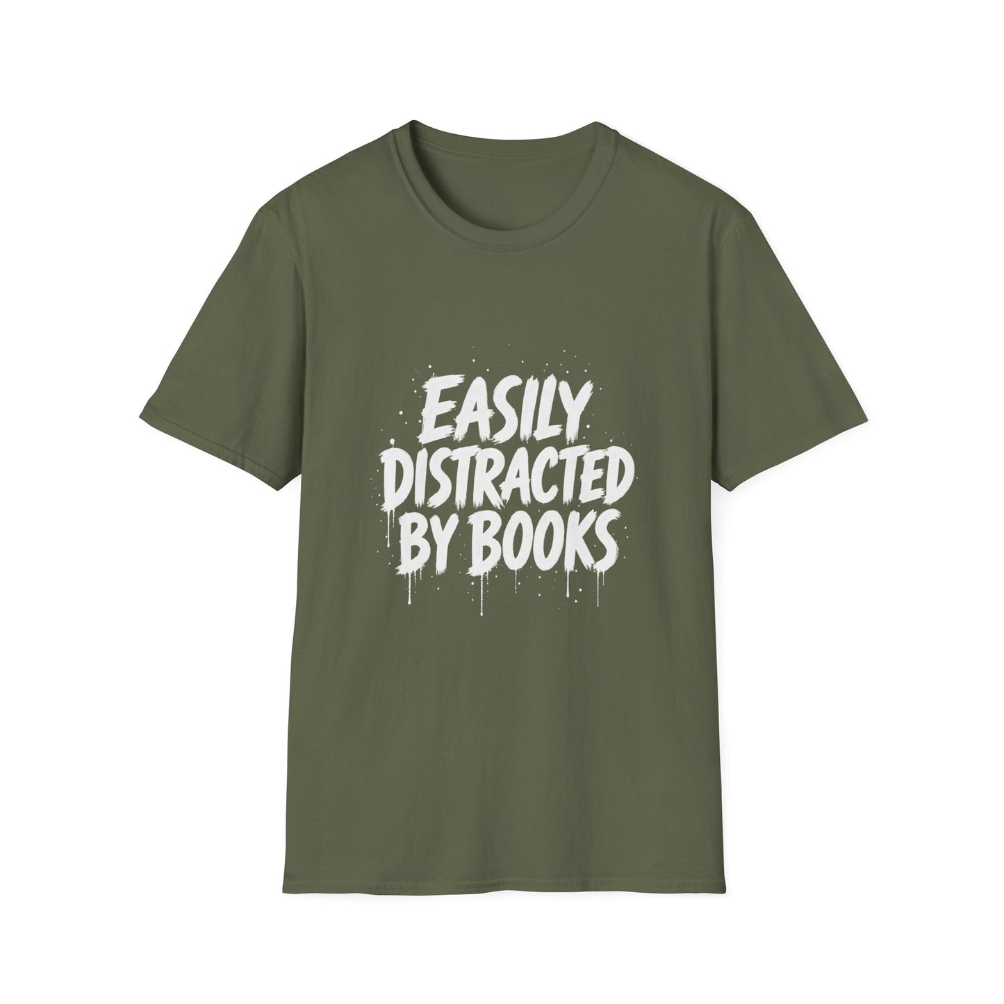 Lightweight Fabric - "Easily Distracted by Books" T‑Shirt