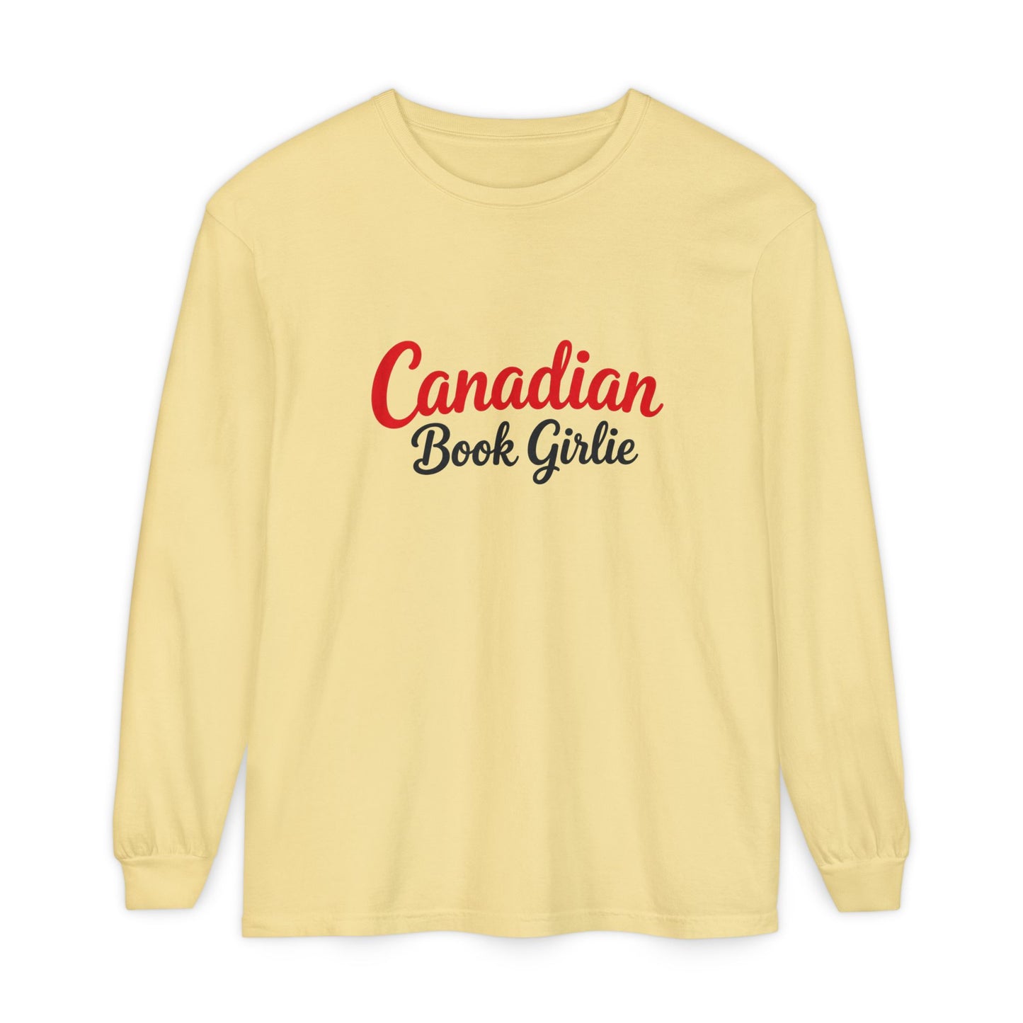 "Canadian Book Girlie" Long Sleeve Tee