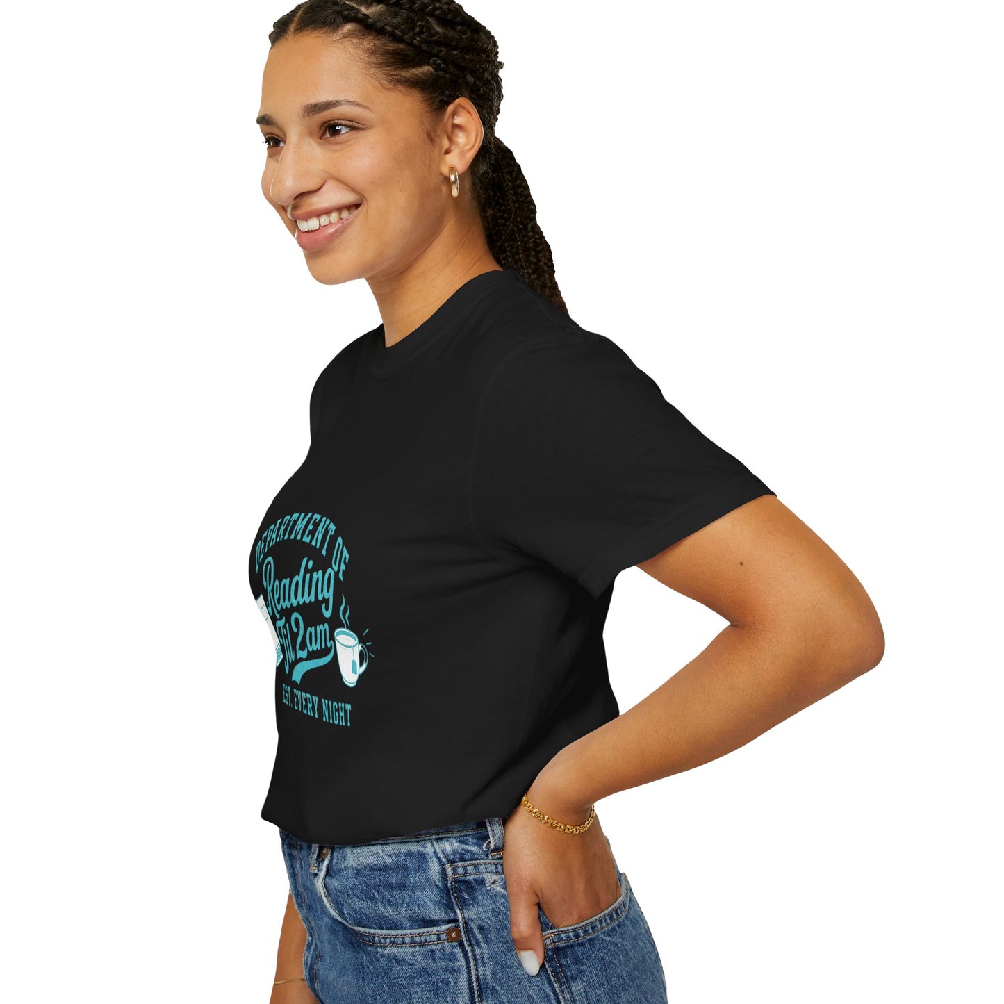 "Department of Reading 'Til 2AM: T-Shirt — Graphic Reading Tee