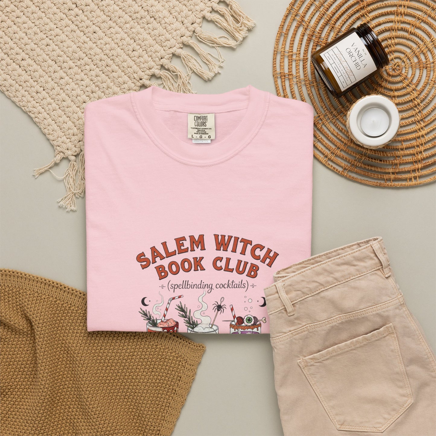 "Salem Witch Book Club" T-Shirt — Whimsical Witchy Reading Tee