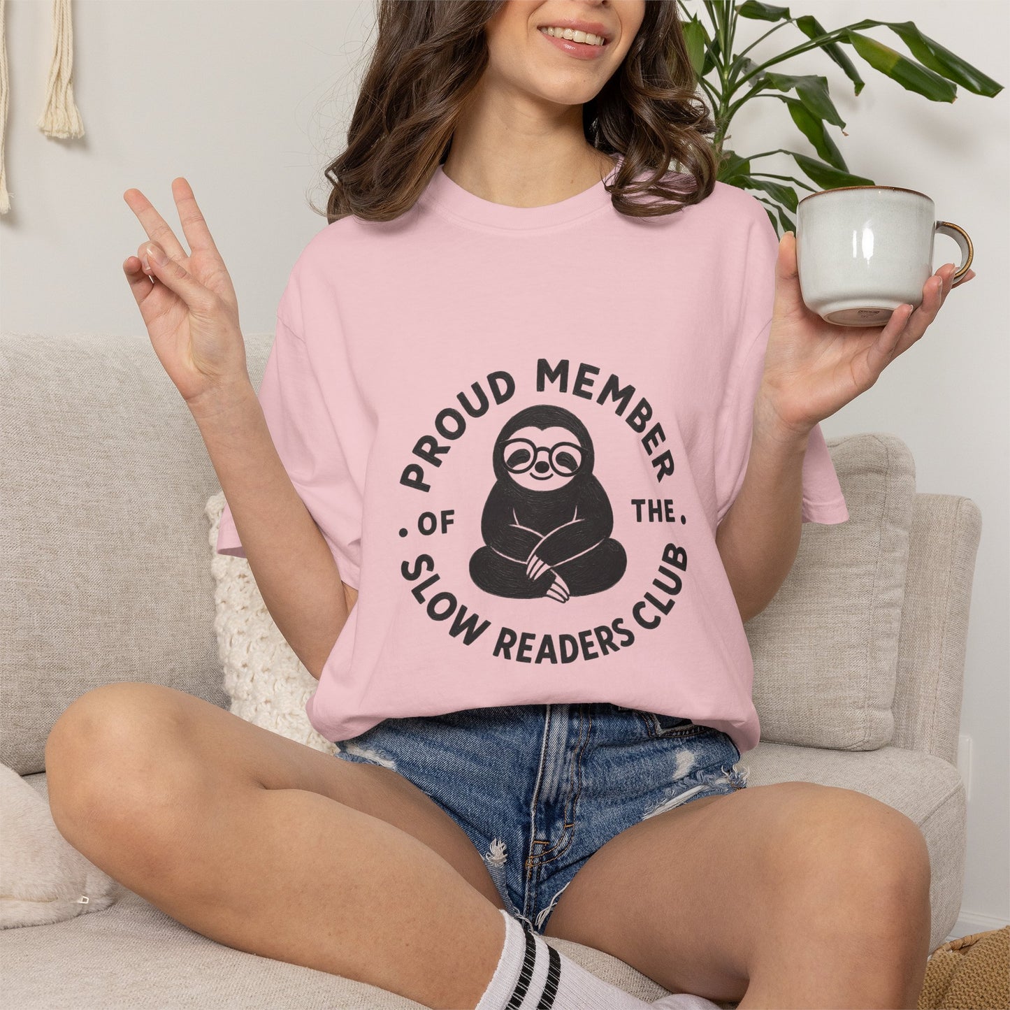 "Proud Member of the Slow Readers Club" Graphic Tee