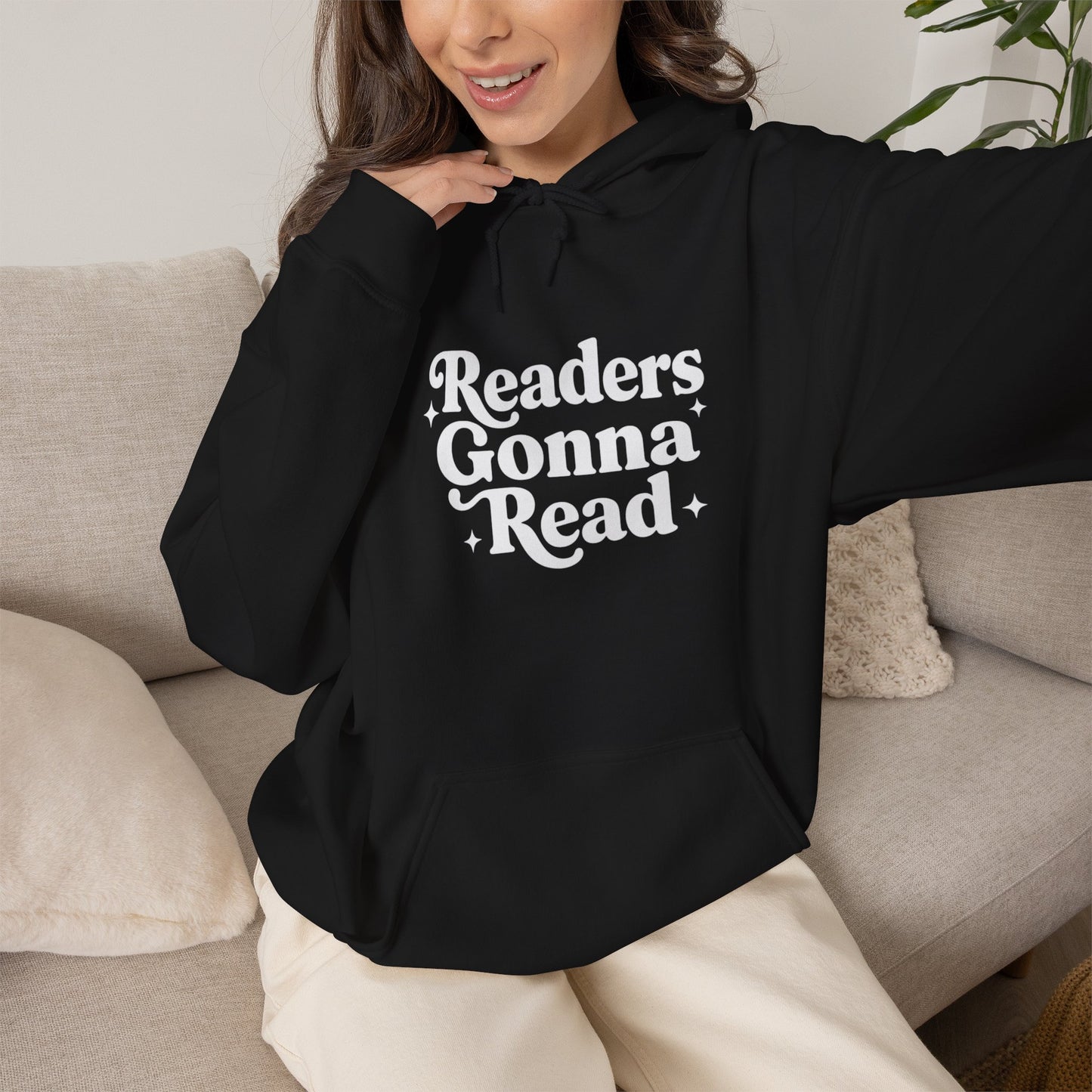 "Readers Gonna Read" Hoodie — Cozy Book Lover Pullover