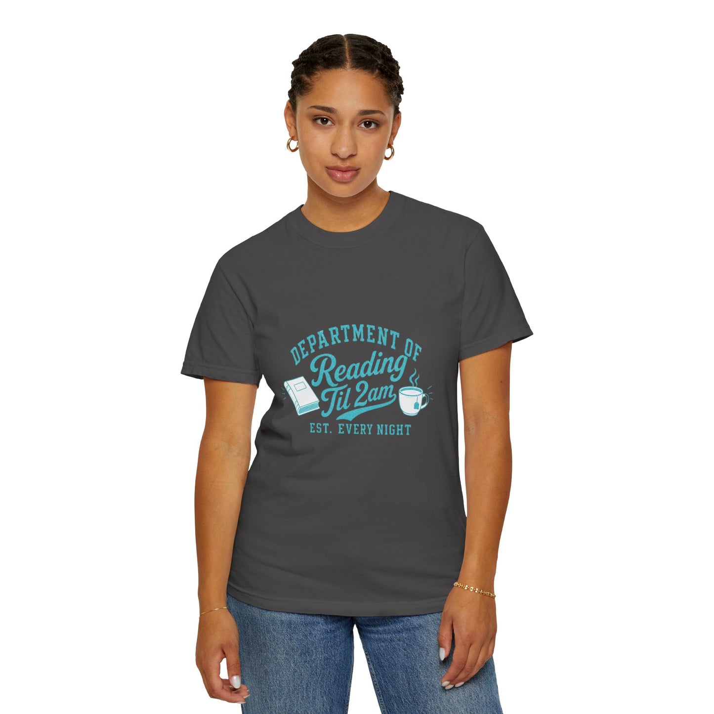 "Department of Reading 'Til 2AM: T-Shirt — Graphic Reading Tee