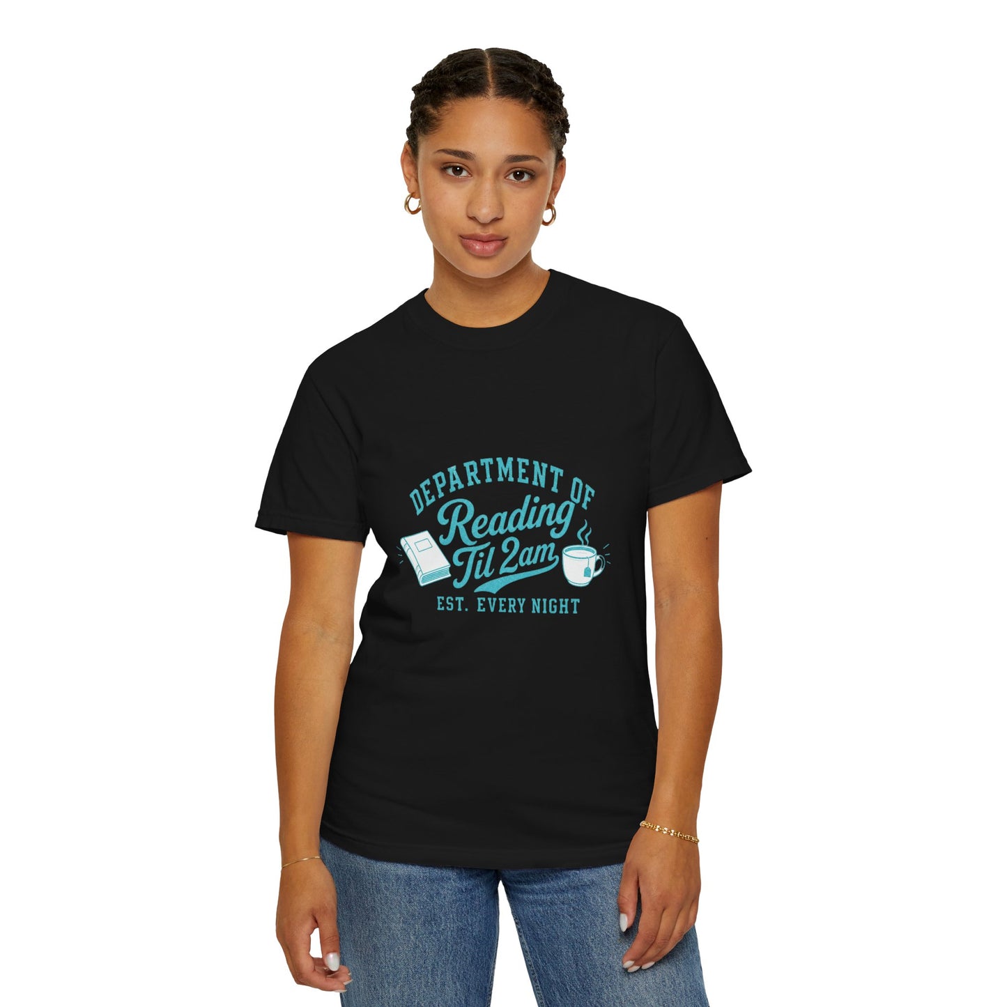 "Department of Reading 'Til 2AM: T-Shirt — Graphic Reading Tee