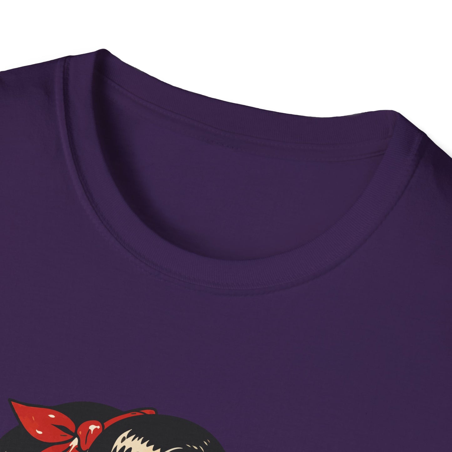 Lightweight Fabric - Vintage Pin-up Reading Tee — "Smutty Content" Graphic T-Shirt