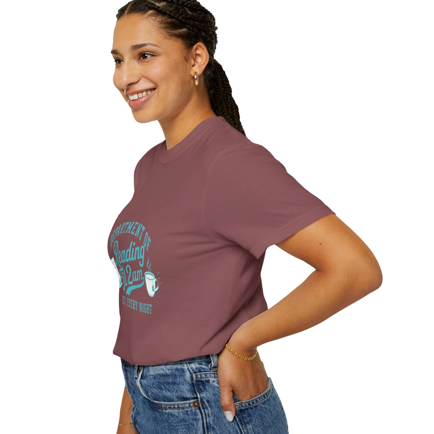 "Department of Reading 'Til 2AM: T-Shirt — Graphic Reading Tee