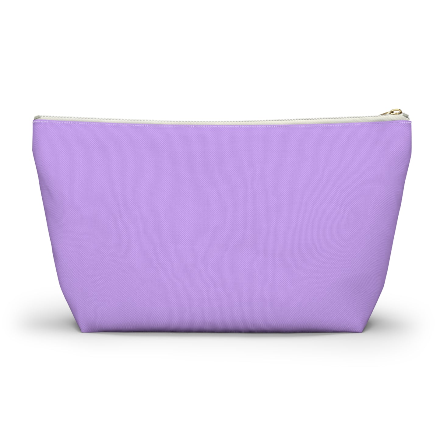 "Badass Bookish Babe" Accessory Pouch — Lavender T‑Bottom Makeup & Book Lover Organizer