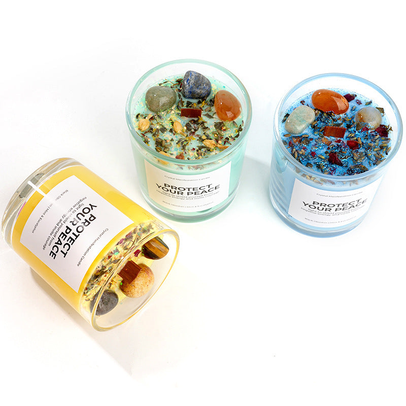 Bougie artisanale en cire de soja parfumée