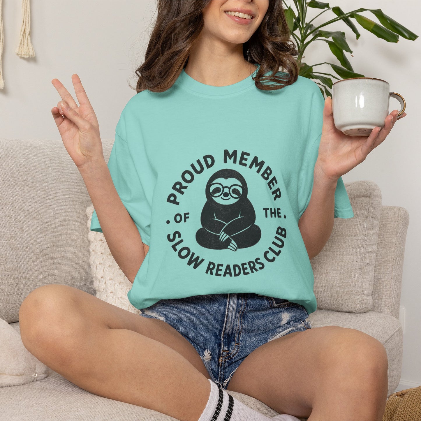 "Proud Member of the Slow Readers Club" Graphic Tee